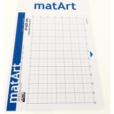 Part Matart Yapışkanlı  Plotter Kesim Matı 21X25 Cm. (Standart Tutuculuk)