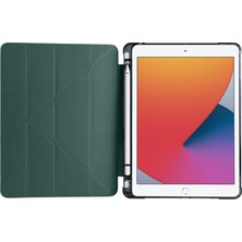 Kny Apple Ipad Air 3 Için Kalemlıklı Arkası Silikon Standlı Trifolding Kılıf