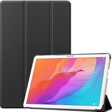 Kny Huawei Mate Pad T10S Kılıf Arkası Şeffaf Standlı Sert Smartcase