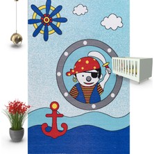 Pera - Nonki Home Yeni Nesil Pamuk Taban Yıkanabilir Çocuk Odası Halısı