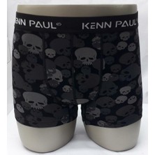 Erkek Dijital Baskılı Cotton Pamuk Ikili Boxer