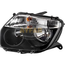 Ayfar 2010-2013 Dacia Duster Siyah Çerçeveli Sol Far  Oem: 260609877R 260101891R
