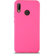 Kılıfmania Xiaomi Redmi Note 7 Kapak Içi Kadife Kamera Korumalı Lansman Silikon Kılıf - Neon Pembe