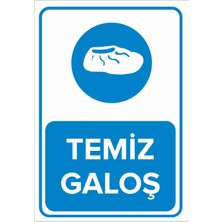 New Jargon Temiz Galoş Levhası - Sac Malzeme 25X35 cm