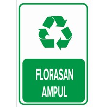 New Jargon Geri Dönüşüm Florasan Ampül Levhası - Sac Malzeme 25X35 cm