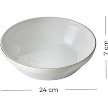 Acar Nordic Istanbul Yuvarlak Salata Kase - 24 cm