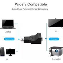 PrimeX Plus PX-1321 Display Port To VGA Çevirici Dp To VGA Display To VGA Görüntü Aktarıcı Çevirici Dönüştürücü