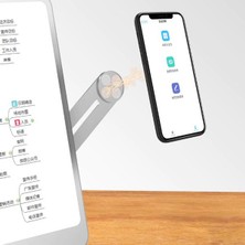 Coofbe Bilgisayar Monitörüne Yapışan Mıknatıslı Telefon Tutucu, Monitör Uyumlu Telefon Stantı