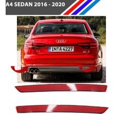 Otozet Audi A4 Sedan Arka Tampon Reflektörü Sağ ve Sol Set 2016 - 2020