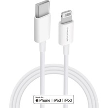 Eagleton Apple Usb-C Mfi Lisanlı 18W Hızlı Şarj ve Data Kablosu 120CM