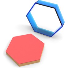 Butedo Altıgen Polikarbon Kurabiye Kalıbı