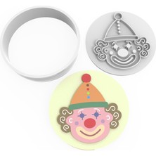 Butedo Kurabiye Kesici ve Damga Set – Palyaço