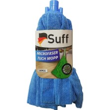 Suff Mikrofiber Havlu Mop Yedek Paspas, Vidalı, Büyük Boy, Mix (1 Adet)