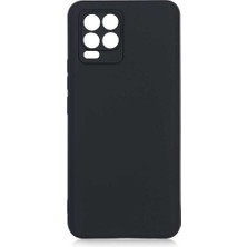 Tekno Grup Realme 8 Kılıf Mat Premium Silikon Kılıf + Tam Kaplayan Ekran Koruyucu