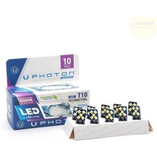 Photon W5W T10 Dipsiz LED Tavan Park Plaka Ampulü 2 Adet PH7010