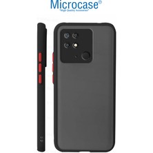 Microcase Xiaomi Poco C40 London Serisi Darbeye Dayanıklı Kılıf - Buzlu Siyah