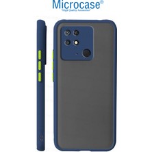 Microcase Xiaomi Poco C40  London Serisi Darbeye Dayanıklı Kılıf - Buzlu Mavi