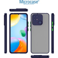 Microcase Xiaomi Poco C40  London Serisi Darbeye Dayanıklı Kılıf - Buzlu Mavi