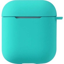 Kny Apple Airpods Için Standart Askılı Silikon Kılıf Pembe