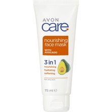 Avon Care Kuru Ciltler Için 3'ü 1 Arada Avokado Özlü Yüz Maskesi 75 Ml.