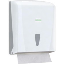 Omnipazar Vialli K21 Z Katlı Kağıt Havlu Dispenseri 400'lü Beyaz