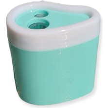 Cmk Çift Bıçaklı Atık Hazneli Damla Kalemtraş Pastel Renkler