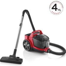 Arzum AR4071 Clean Force Red Cyclone Filtreli Elektrikli Süpürge - Kırmızı