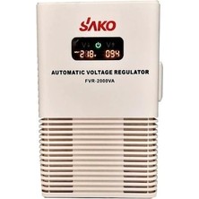 Sako FVR-2000 Va 140V-260V 2000W Tam Otomatik Elektronik Monofaze Regülatör