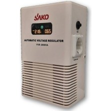 Sako FVR-2000 Va 140V-260V 2000W Tam Otomatik Elektronik Monofaze Regülatör