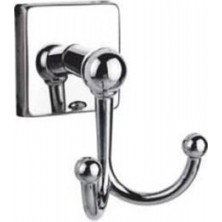 Alz Banyo Asos As 5661 2 Lı Bornozluk Askı Krom