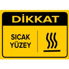 New Jargon Dikkat Sıcak Yüzey Levhası - Sac Malzeme 25X35 cm