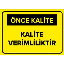 New Jargon Kalite Verimliliktir Levhası - Sac Malzeme 25X35 cm