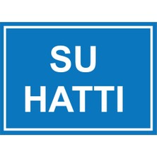 New Jargon Su Hattı Levhası - Sac Malzeme 35X50 cm