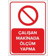 New Jargon Çalışan Makinada Ölçüm Yapma Levhası - Sac Malzeme 35X50 cm