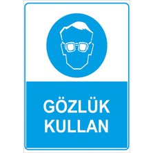 New Jargon Gözlük Kullan Levhası - Sac Malzeme 50X70 cm
