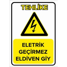 New Jargon Elektrik Geçirmez Eldiven Giy Levhası - Sac Malzeme 50X70 cm