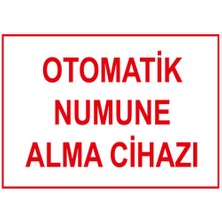 New Jargon Otomatik Namune Alma Cihazı Levhası - Sac Malzeme 35X50 cm