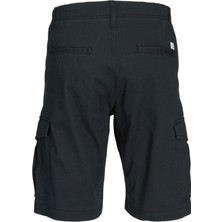 Jack & Jones Jpstjoe Jjcargo Shorts Akm Siyah Erkek Şort 12182555-Black