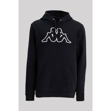 Kappa Logo Aırıtı Tk Siyah Erkek Sweatshirt 381F7CW-A01-1