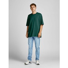 Jack & Jones Bisiklet Yaka Basic Tisört - Brink