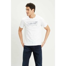 Housemark Graphic Tee Ssnl Outline Erkek Beyaz Tişört