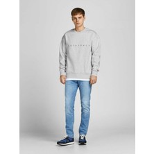 Jack & Jones Jorcopenhagen Bıg Sweat Crew Neck Noos Beyaz Erkek Sweatshirt 12204796-White