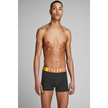 Jack & Jones Jaccrazy Solıd Trunks 3 Pack Noos Erkek Siyah Boxer 12151349-Black