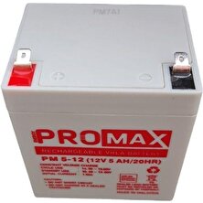 Promax Energy Promax 12VOLT 5AMPER Kuru Akü 12V 5A