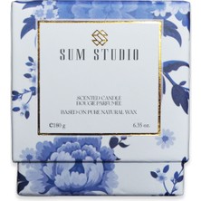 Sum Studıo Fesleğen Siyah Çay Kokulu Doğal Mum 180 gr