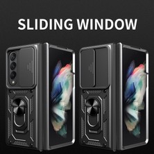 Qichengda Samsung Galaxy Z Fold 4 Parmak Yüzük Zırh Kılıf Kapak Için (Yurt Dışından)