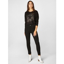 Faik Sönmez Yüksek Bel Bilek Boy Skinny Jean Pantolon 00029