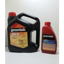 Greentech 20W-50 Motor Yağı 4 Litre + Atf Direksiyon Yağı 900 ml * (Üretim yılı :2023)