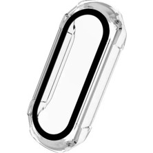 Mi7a Xiaomi Mi Band 7 Uyumlu Ekran ve Kasa Koruyucu Silikon Kılıf 360 Tam Koruma