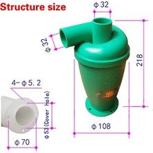 Okmak Siklon Toz Toplama -Emme Aparatı (SN32T4)
